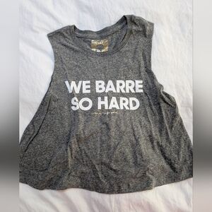 Spiritual Gangster X Pure Barre Gray 🩶 Tank Medium New